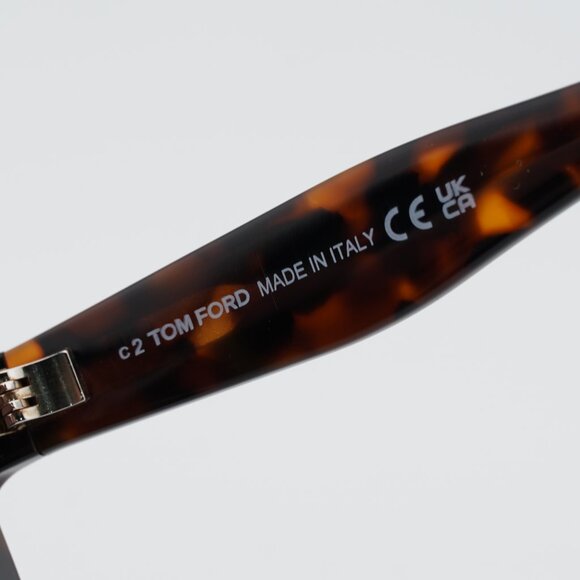 Tom Ford Beatrice FT1196 52E Sunglasses Havana Butterfly Frame, Brown Lenses - Picture 5 of 8